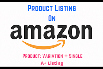 do amazon fba product listing and create listing variation