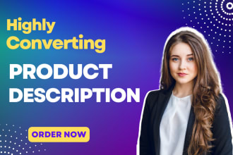 write highly converting product descriptions