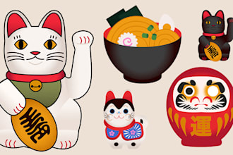 make a vector illustration
