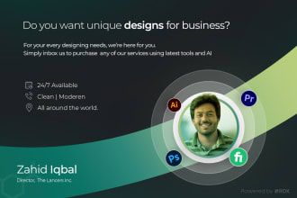do graphic design in adobe photoshop and illustrator