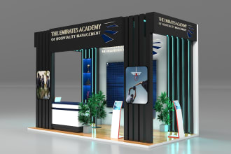 make a posm and exhibition stalls for you