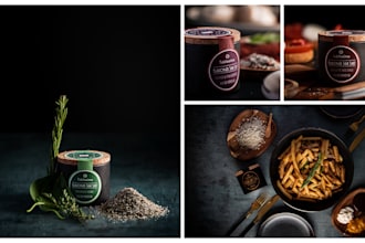 shoot professional commercial food photography