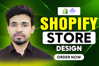 build shopify store design, dropshipping store, or shopify website development
