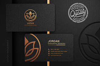 do modern stunning business card
