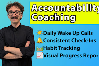 wake you up with wake up calls and accountability coaching