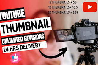 make bulk youtube thumbnails fast delivery