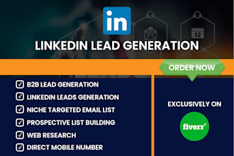 provide b2b lead generation lead list, real estate
