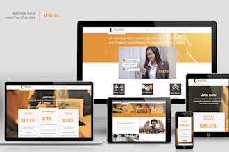 develop functional wordpress membership or e learning site