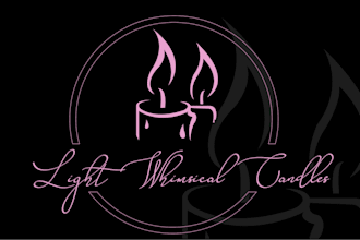 design professional candle logo,label and feminine signature