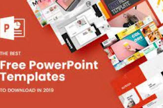 create a modern powerpoint presentation, pitch deck,
