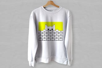 do trendy modern minimalistic typography t shirt design
