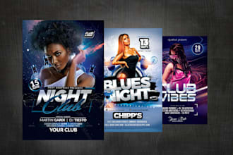 create an awesome flyer design, business flyer n banner