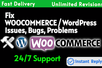 fix woocommerce problem or issues