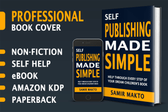 do nonfiction book cover design, ebook cover, amazon kdp