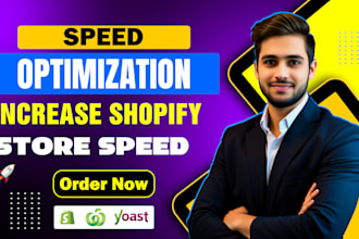 speed up your wordpress website and shopify store for faster loading and better