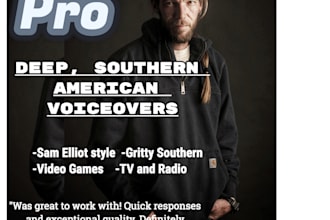 record a southern american voiceover
