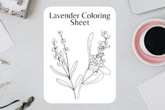 create essential oil coloring sheets