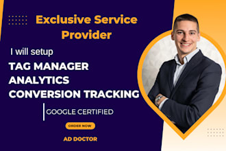setup tag manager, analytics, conversion tracking