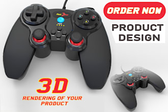 do 3d product modeling and realistic product rendering