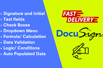 convert document into docusign template or powerform