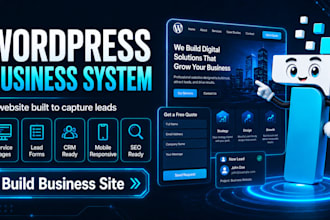 build a wordpress website as a business system