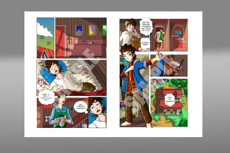 draw your manga, comic page