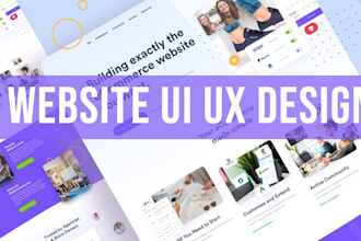 do website UI and mobile app UI UX design development