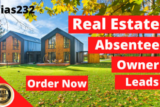 provide you real estate absentee owner leads