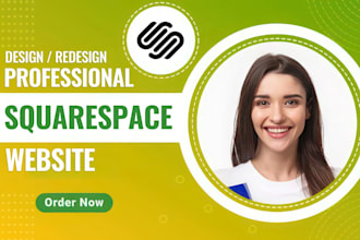 design or redesign professional squarespace website
