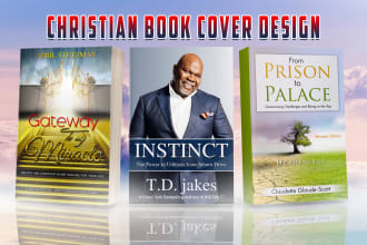 design christian book cover, ebook cover, paperback cover