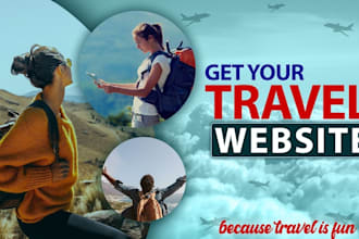 create a travel agency website with tour booking system