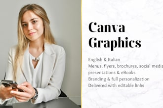 create your graphics, carousels, and posts in canva
