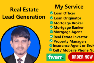 do b2b lead generation, mortgage loan officer, broker, banker, agent, investor