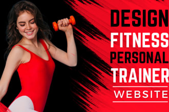 design a yoga fitness and personal trainer website