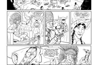 do an amazing comicbook pages for your comic story
