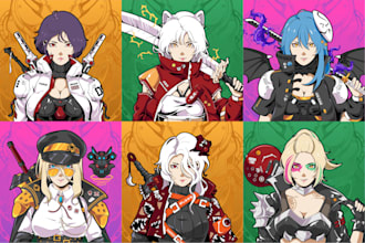illustrate and generate your nft project in anime style