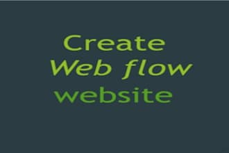 develop ,update or fix webflow website design