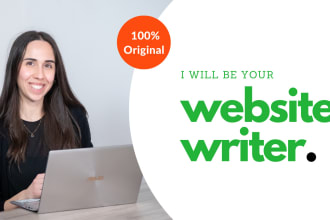 write content for your website