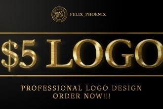 design luxury modern heraldic crest logo in 24 hours