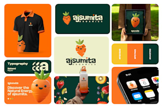 design minimalist logo, brand identity, branding kit and brand style guide