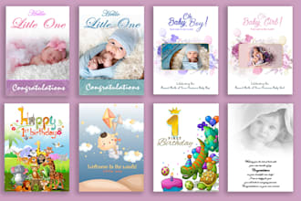 design birthday, valentines card, social post,