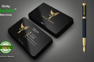 design luxury, modern business cards, logo quickly