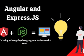 be your express and angular developer