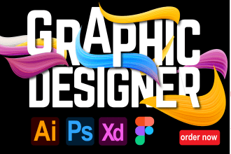 adobe illustrator photoshop xd figma editor, expert graphic designer