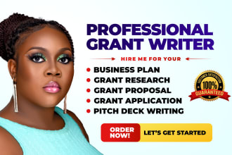 research grant, write grant, submit grant proposal, business plan or nonprofit