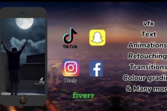 create professional instagram reels and tiktok videos