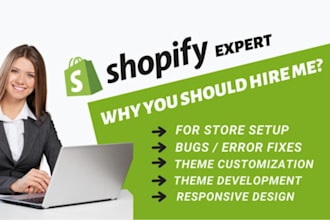be your shopify expert virtual assistant for store design audit clone