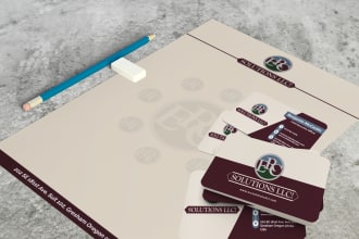 do fantastic logo design with realistic mockup views