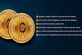 design a top notch cryptocurrency token logo