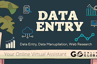 data entry, data manipulation, survey data engineering